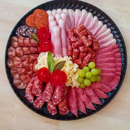 Metzgerei-Alfons-Baier-Platte-Wurst-Schinken